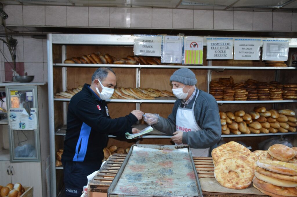 Zile’de ekmek fırınları denetlendi