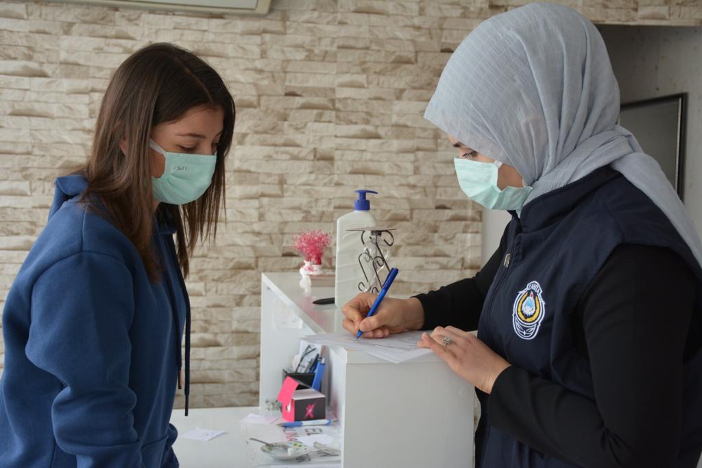 Zile Belediyesi Zabıta Ekipleri Kuaför ve Güzellik Salonları Denetledi