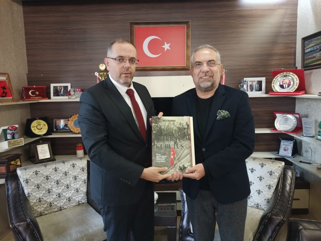 Milli Savunma Üniversitesi Rektörü Afyoncu, Başkan Sargın’ı ziyaret etti