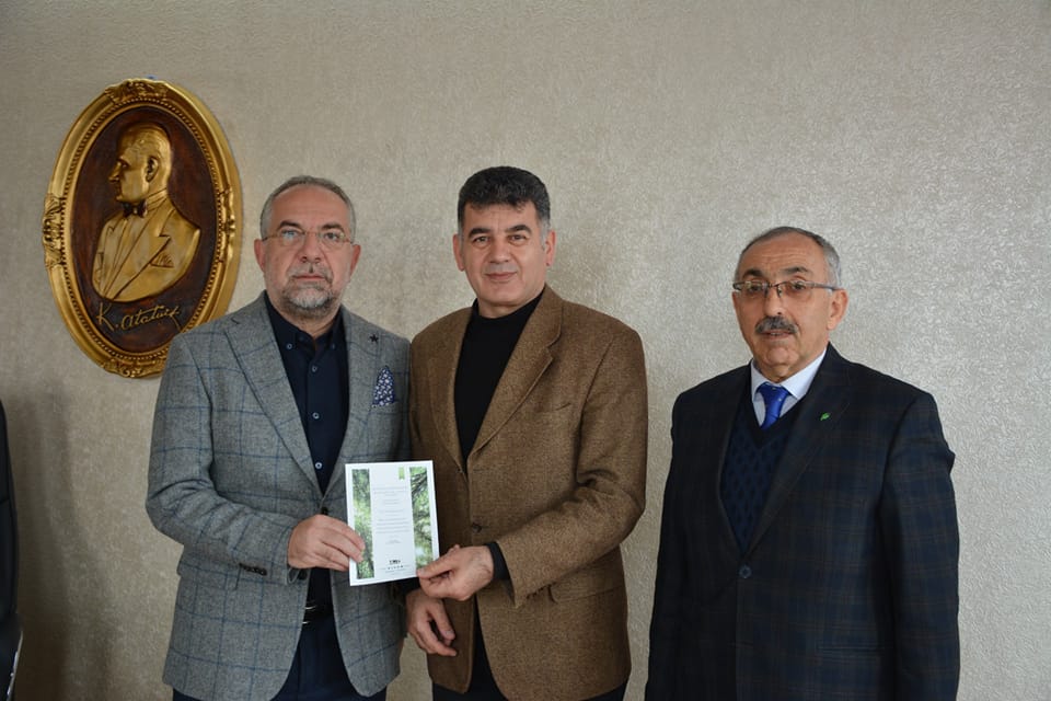 TEMA Vakfı İl Temsilcisi Oğuzhan Aydın Zile Belediye Başkanı Şükrü Sargın’ı Ziyaret Etti