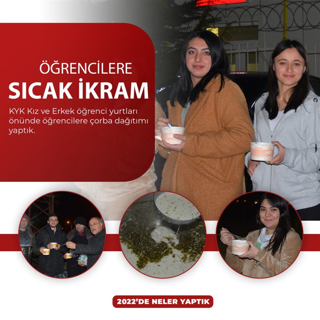 Öğrencilere Sıcak İkram