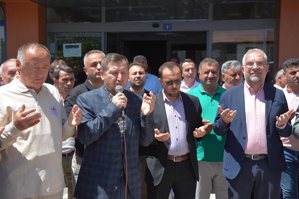 Zile’de Hac Yolcuları Uğurlandı