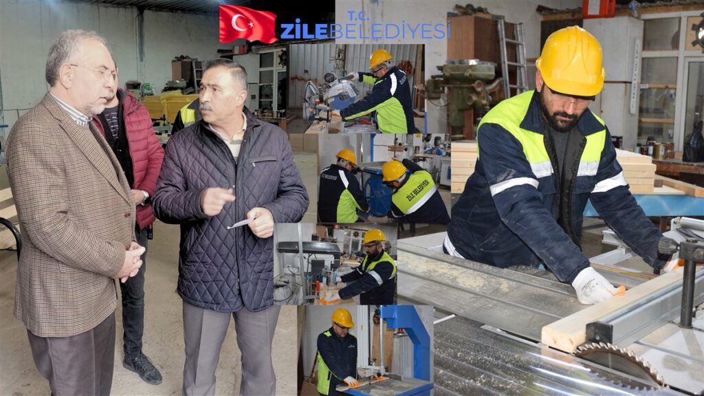 Zile Belediyesi’nden Marangozhane Birimine Yeni Makine Yatırımı