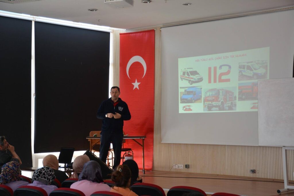 Zile KYK Yurtlarında Yangın Eğitimi Gerçekleştirildi