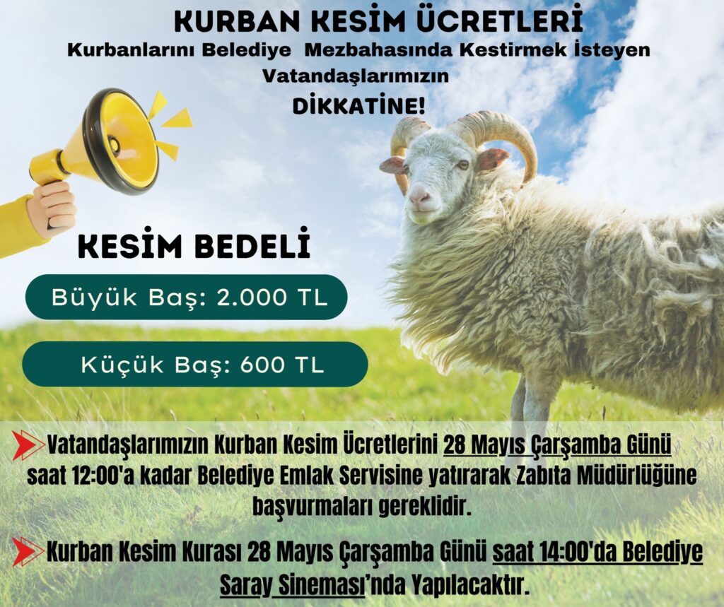 Kurban Kesim Ücretleri