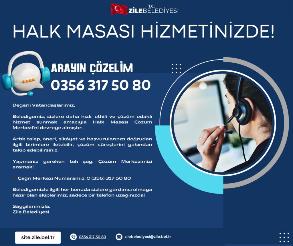 HALK MASASI HİZMETİNİZDE