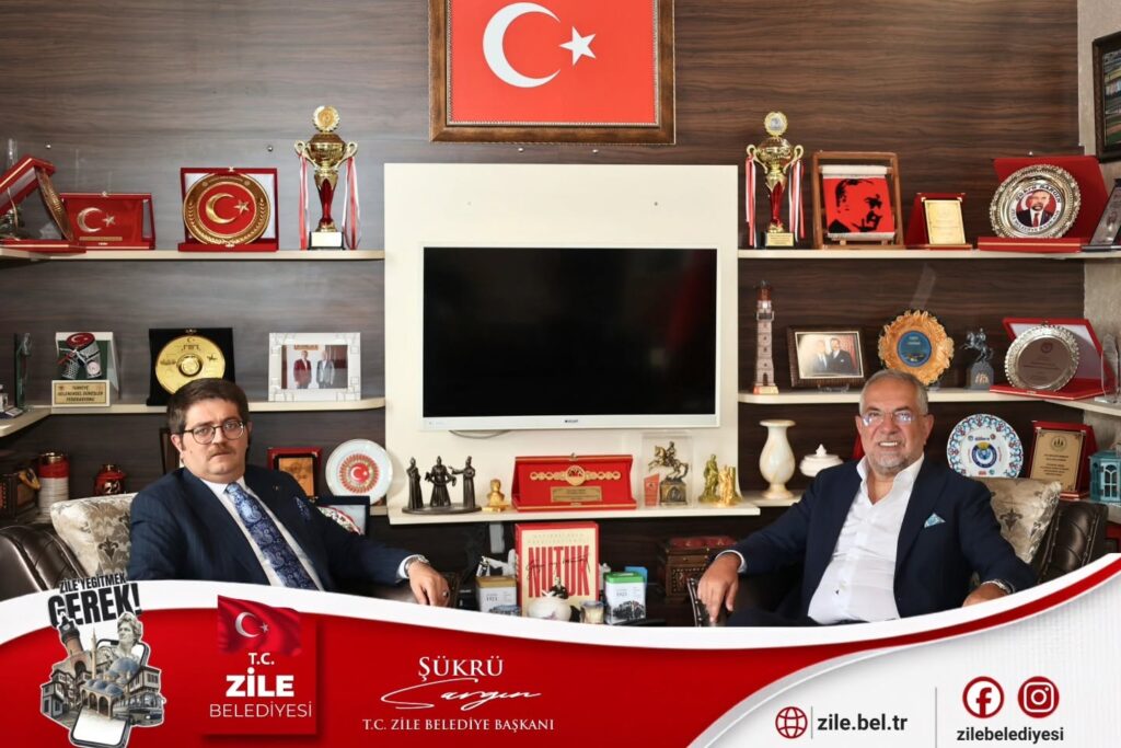 Zile Kaymakamı Önder Koç’tan Belediye Başkanımız Şükrü Sargın’a Ziyaret