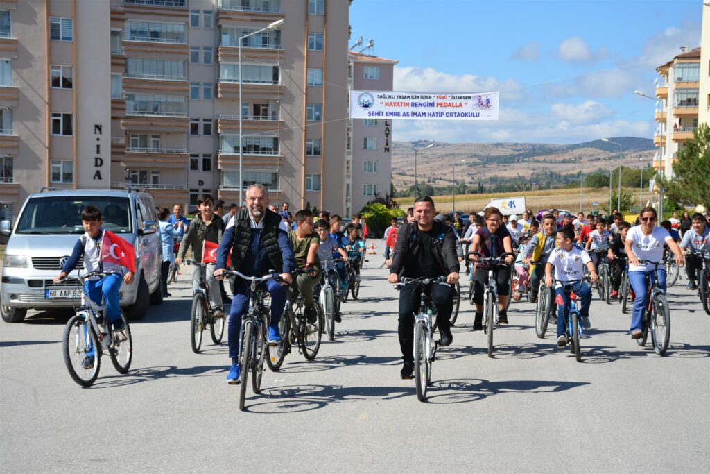 Sağlık için pedal çevirdiler