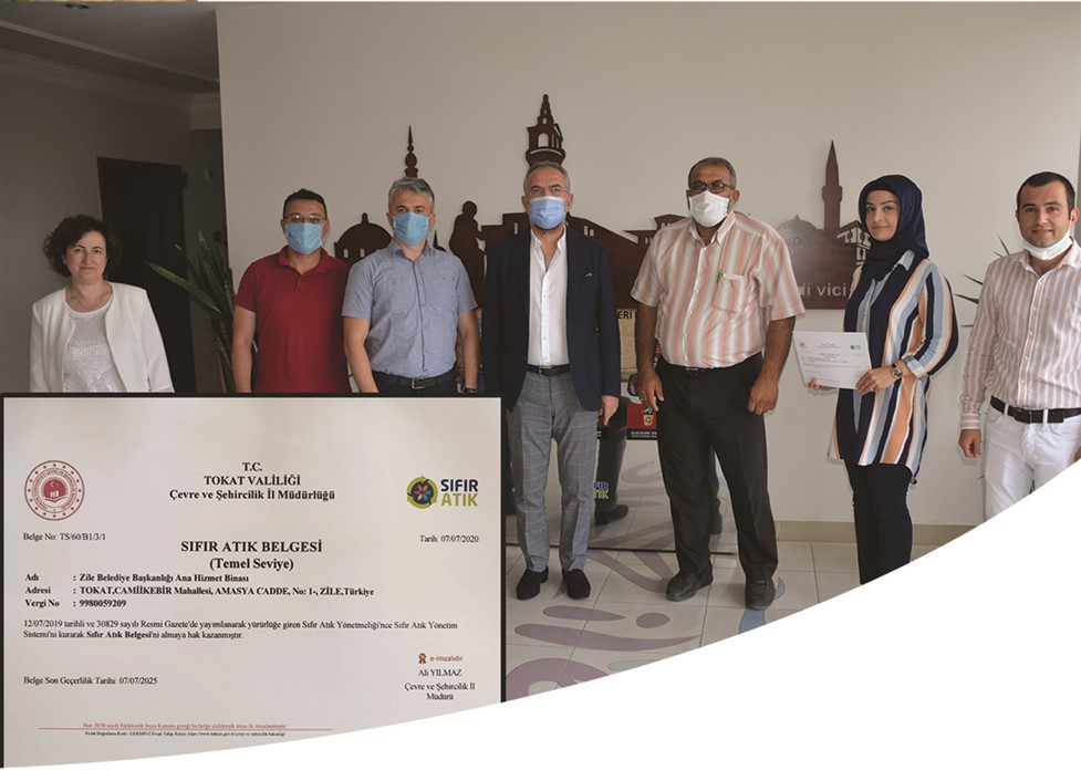 Bölgede “Sıfır Atık Belgesi” alan ilk belediyeyiz