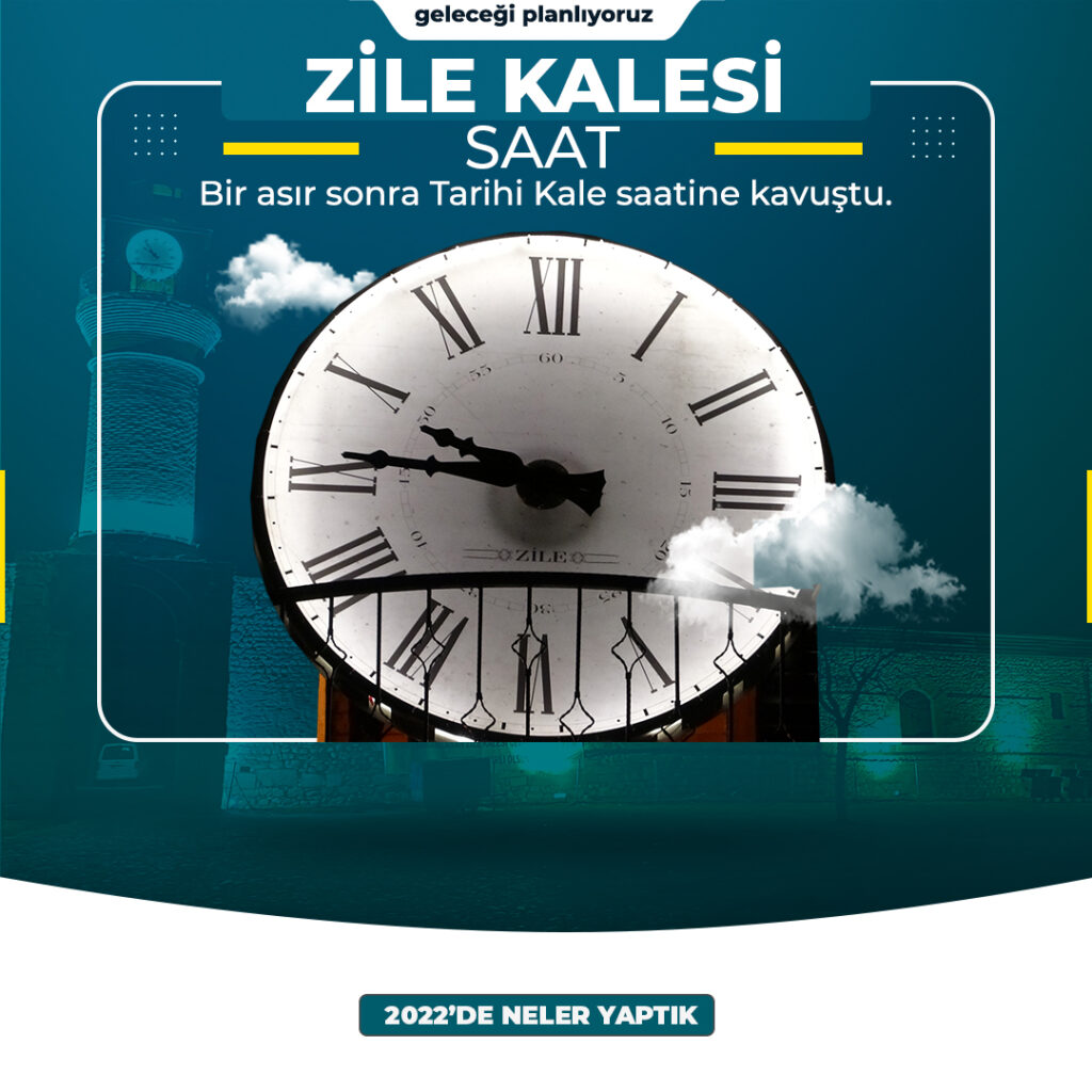 Zile Kalesi Saatine Kavuştu