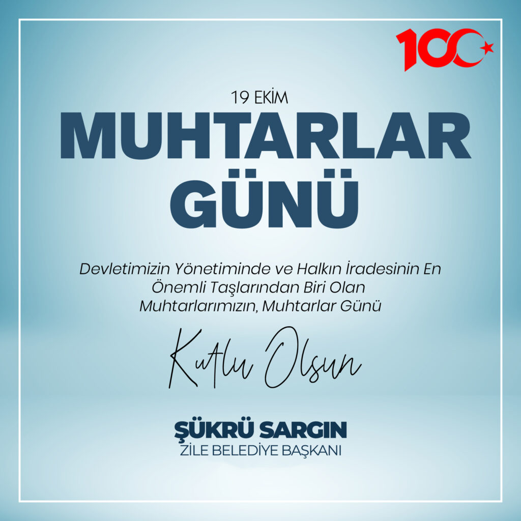 Muhtarlar Günü Kutlu Olsun