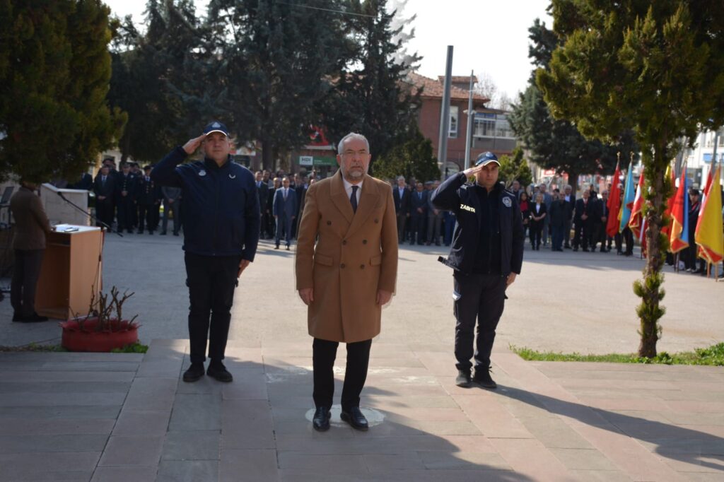 18 Mart Çanakkale Zaferi ve Şehitleri Anma Günü Töreni İlçemiz Eski Hükümet Konağı Önünde Gerçekleşti
