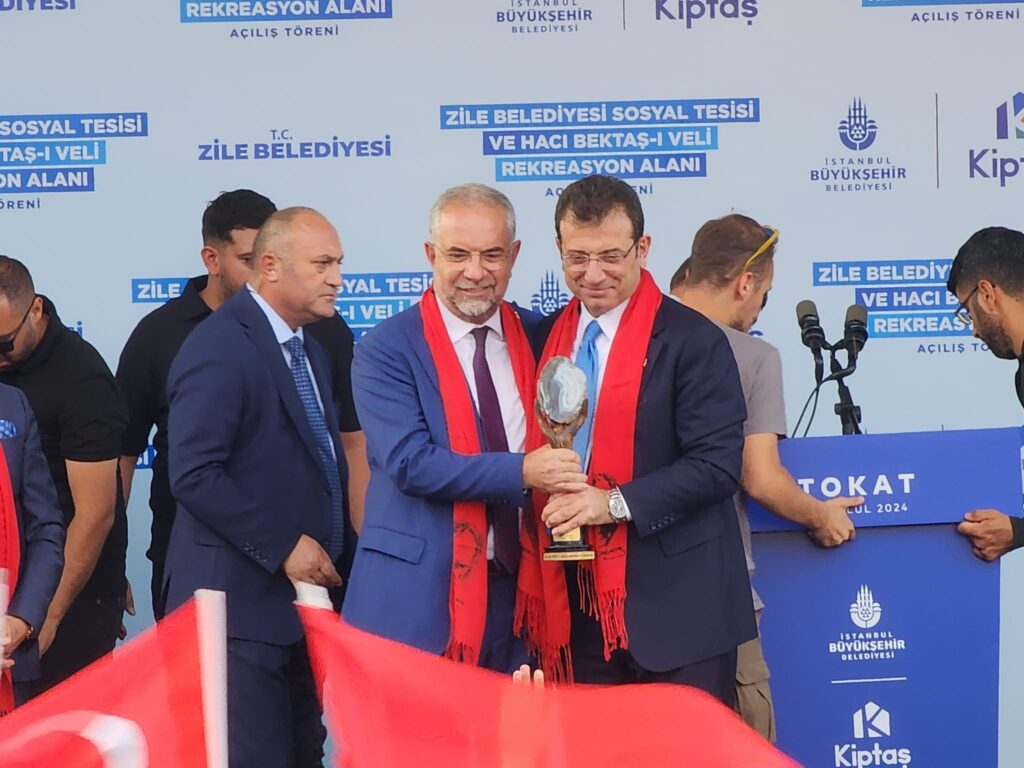 İBB BAŞKANI İMAMOĞLU ZİLE’YE GELDİ