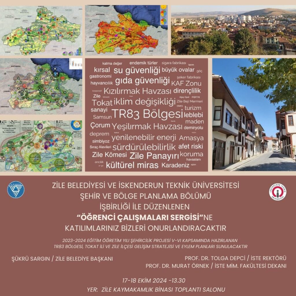 Zile konulu Öğrenci Çalışmaları Sergisi 17- 18 Ekim