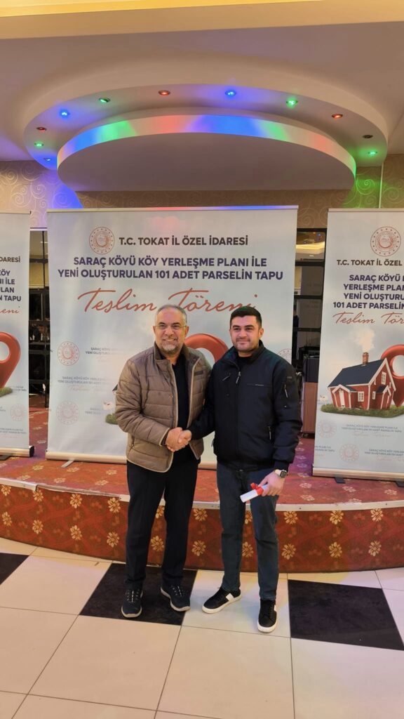 SARAÇ KÖYLÜLERİ TAPULARINI ALDILAR