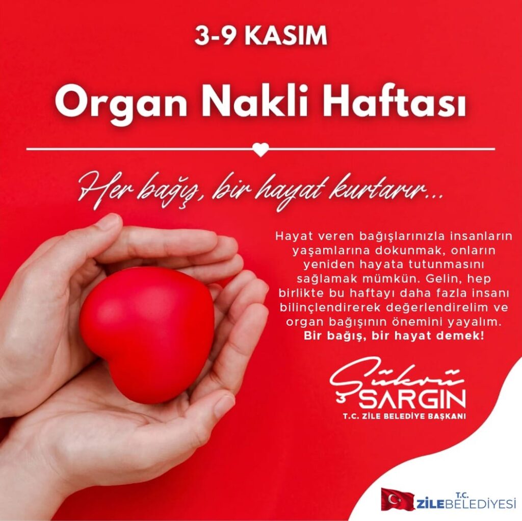 Bir bağış, bir hayat demek!