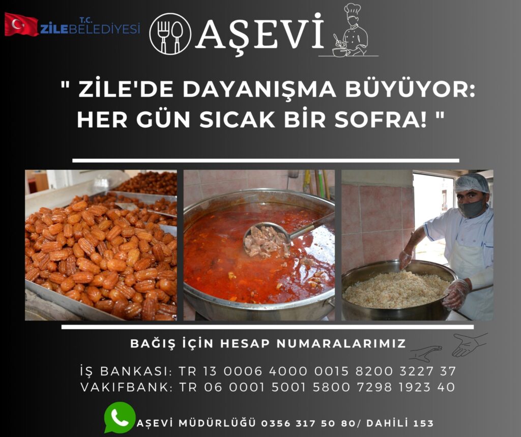 Zile’de Dayanışma Büyüyor: Her Gün Sıcak Bir Sofra!