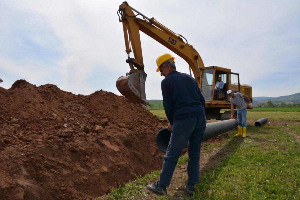 Zile’de Altyapı Çalışmaları Sürüyor