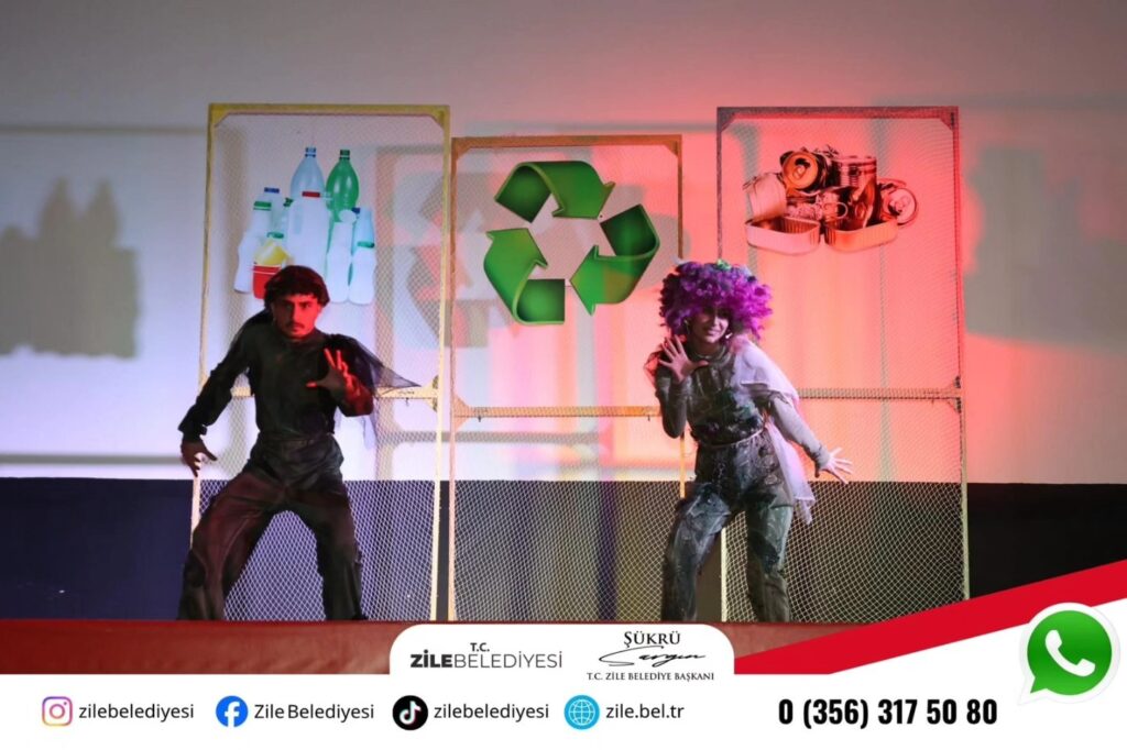 Dün akşam Zile’de sahneler minik çevrecilerimizle dolup taştı!