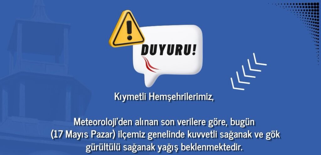 Hava Durumu Hakkında Duyuru